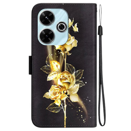 For Xiaomi Redmi 13 5G / 13 4G / Poco M6 4G Case Pattern Print PU Leather Wallet Phone Cover