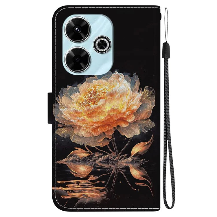 For Xiaomi Redmi 13 5G / 13 4G / Poco M6 4G Case Pattern Print PU Leather Wallet Phone Cover