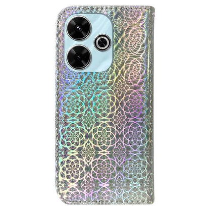 For Xiaomi Redmi 13 5G / 13 4G / Poco M6 4G Phone Case Dazzling Flower Anti-Scratch Leather Cover