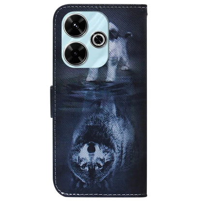 For Xiaomi Redmi 13 5G / 13 4G / Poco M6 4G Case Pattern Print Leather Wallet Phone Cover