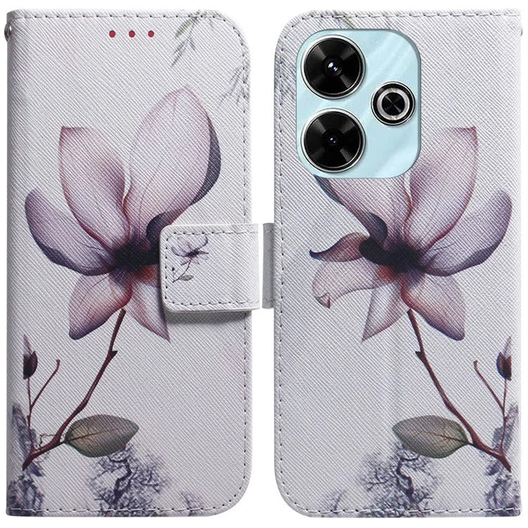 For Xiaomi Redmi 13 5G / 13 4G / Poco M6 4G Case Pattern Print Leather Wallet Phone Cover
