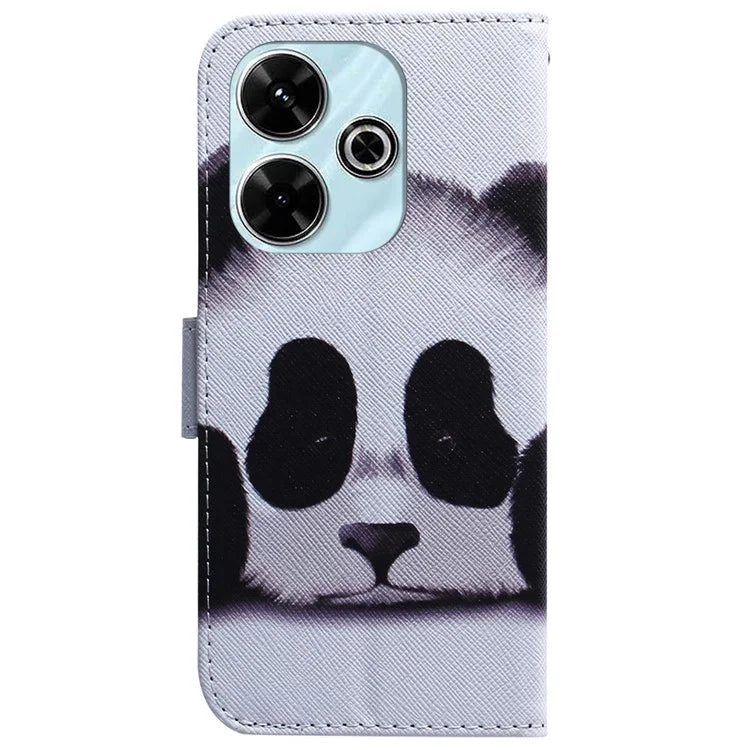 For Xiaomi Redmi 13 5G / 13 4G / Poco M6 4G Case Pattern Print Leather Wallet Phone Cover