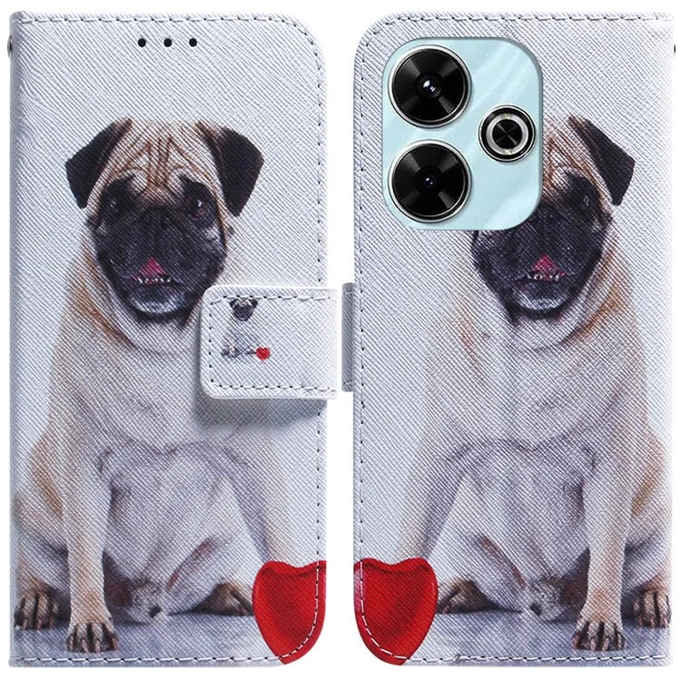 For Xiaomi Redmi 13 5G / 13 4G / Poco M6 4G Case Pattern Print Leather Wallet Phone Cover
