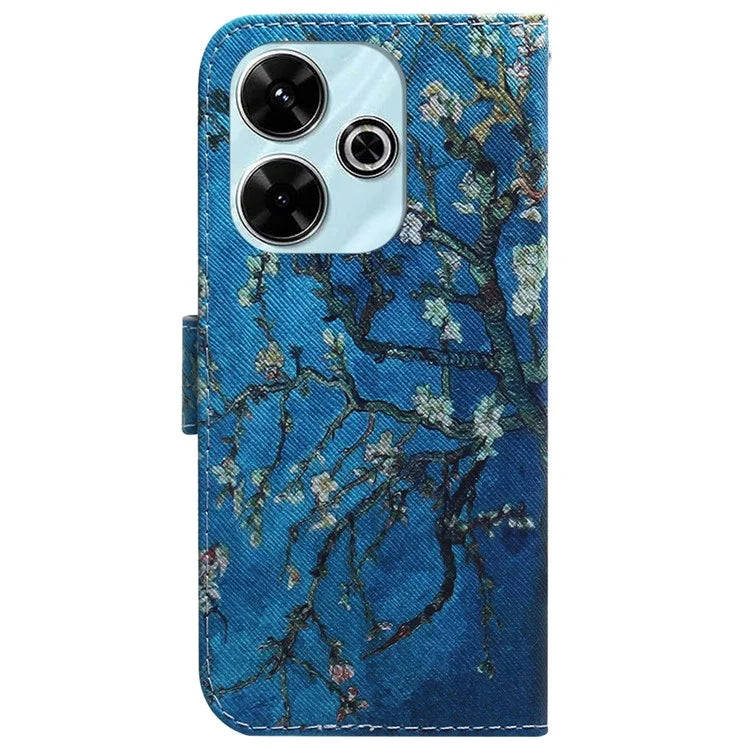 For Xiaomi Redmi 13 5G / 13 4G / Poco M6 4G Case Pattern Print Leather Wallet Phone Cover