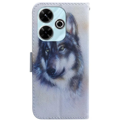 For Xiaomi Redmi 13 5G / 13 4G / Poco M6 4G Case Pattern Print Leather Wallet Phone Cover