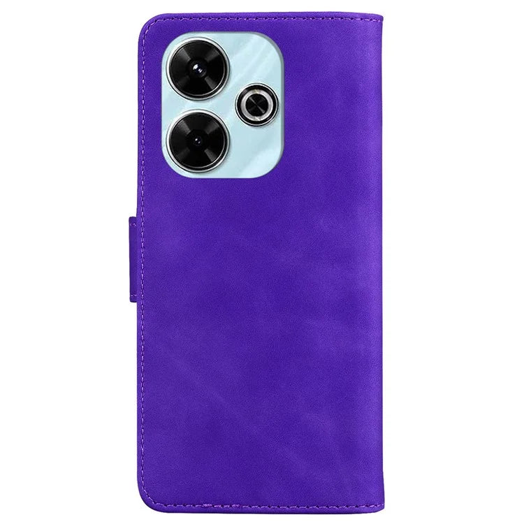 For Xiaomi Redmi 13 5G / 13 4G / Poco M6 4G Case Solid Color Leather Wallet Phone Cover