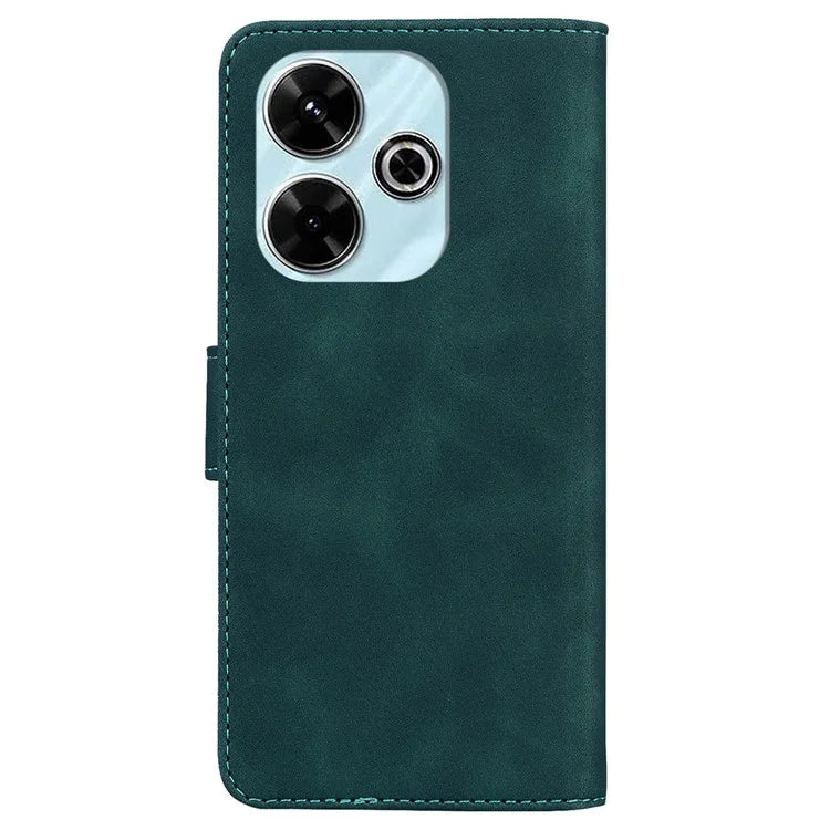 For Xiaomi Redmi 13 5G / 13 4G / Poco M6 4G Case Solid Color Leather Wallet Phone Cover