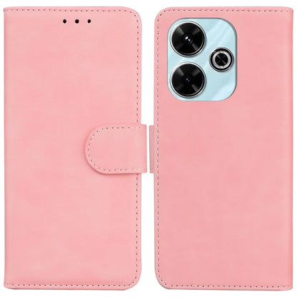 For Xiaomi Redmi 13 5G / 13 4G / Poco M6 4G Case Solid Color Leather Wallet Phone Cover