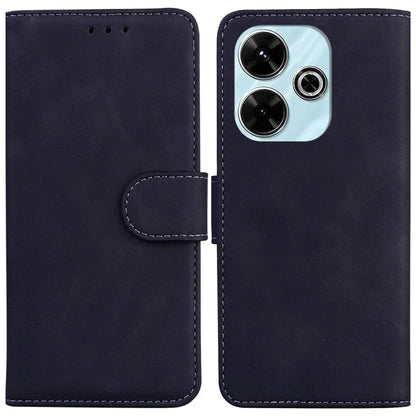 For Xiaomi Redmi 13 5G / 13 4G / Poco M6 4G Case Solid Color Leather Wallet Phone Cover