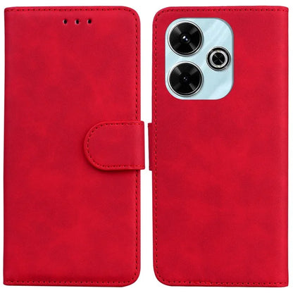 For Xiaomi Redmi 13 5G / 13 4G / Poco M6 4G Case Solid Color Leather Wallet Phone Cover