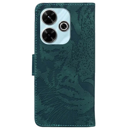 For Xiaomi Redmi 13 5G / 13 4G / Poco M6 4G Case Tiger Imprint Anti-Fall PU Leather Phone Cover