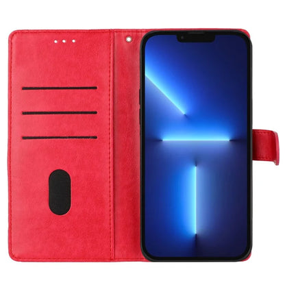 For iPhone 13 Pro Wallet Case Butterfly Floral Imprint Leather Phone Cover with Stand