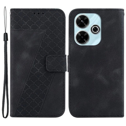 For Xiaomi Redmi 13 5G / 13 4G / Poco M6 4G Case 7-Shaped Pattern Leather Protection Phone Cover