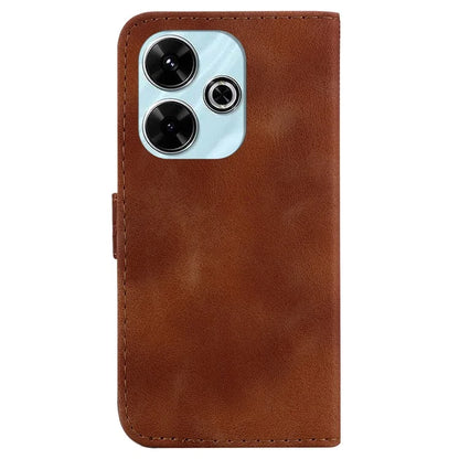 For Xiaomi Redmi 13 5G / 13 4G / Poco M6 4G Case 7-Shaped Pattern Leather Protection Phone Cover