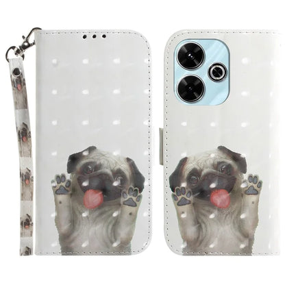 For Xiaomi Redmi 13 5G / 13 4G / Poco M6 4G Case Stylish Pattern Leather Wallet Stand Phone Cover
