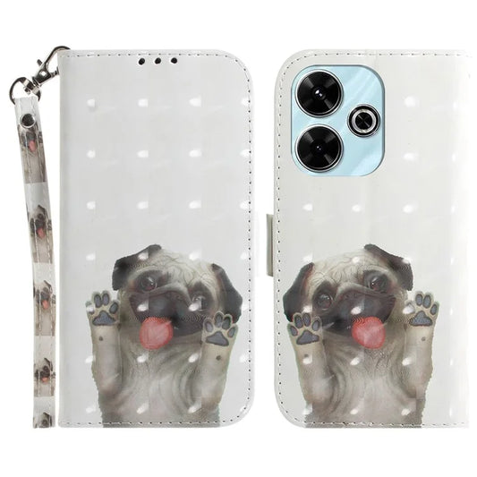 For Xiaomi Redmi 13 5G / 13 4G / Poco M6 4G Case Stylish Pattern Leather Wallet Stand Phone Cover