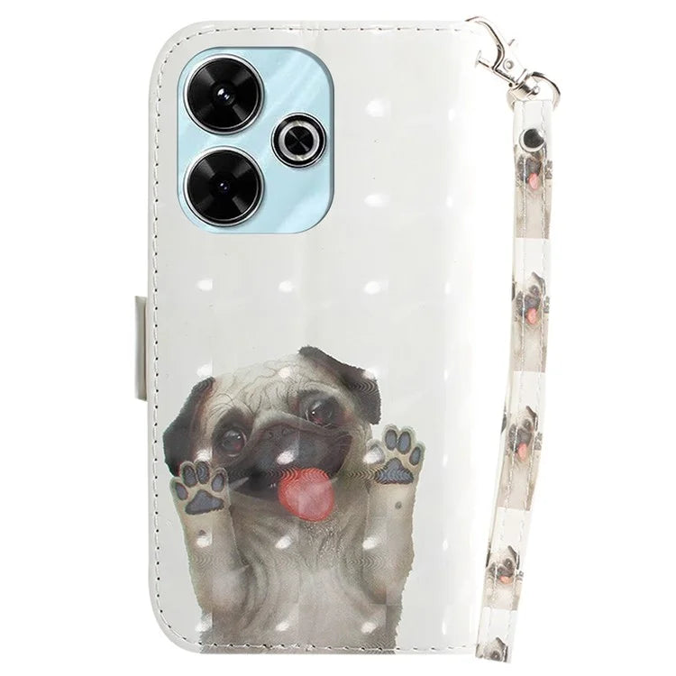 For Xiaomi Redmi 13 5G / 13 4G / Poco M6 4G Case Stylish Pattern Leather Wallet Stand Phone Cover