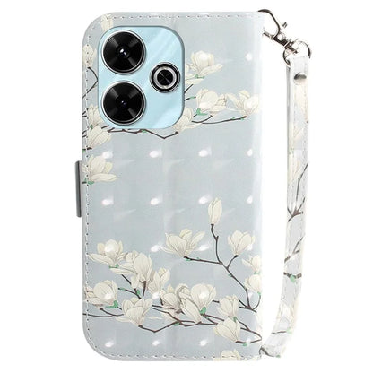 For Xiaomi Redmi 13 5G / 13 4G / Poco M6 4G Case Stylish Pattern Leather Wallet Stand Phone Cover