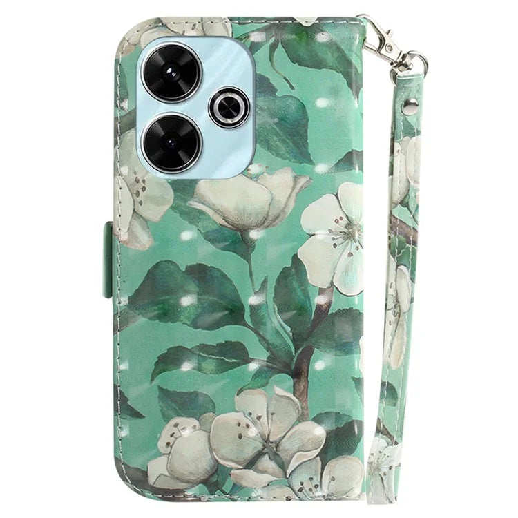 For Xiaomi Redmi 13 5G / 13 4G / Poco M6 4G Case Stylish Pattern Leather Wallet Stand Phone Cover