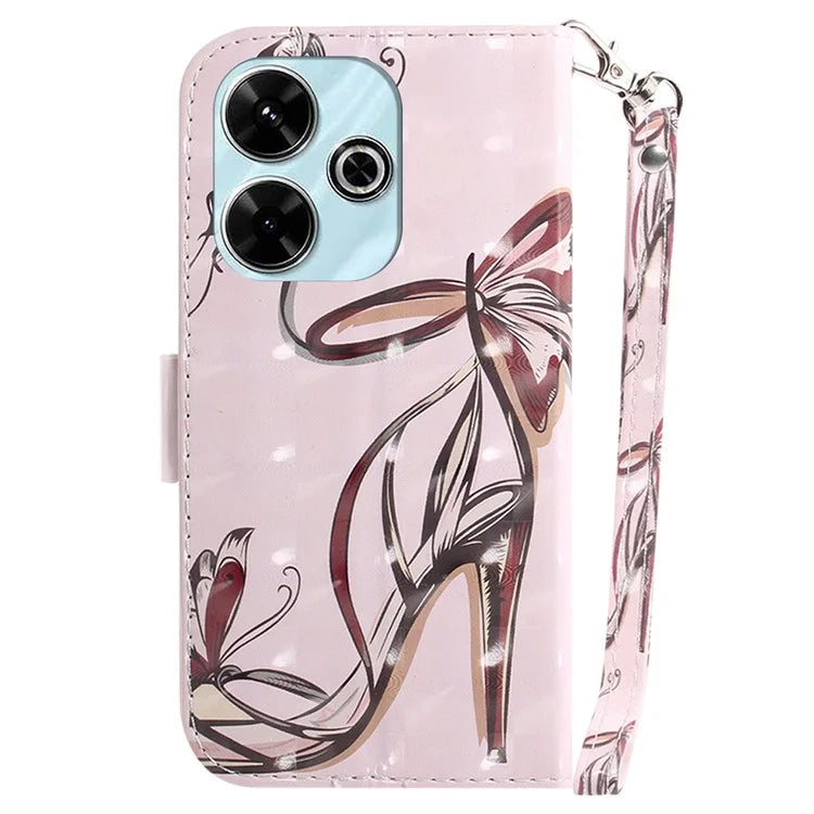 For Xiaomi Redmi 13 5G / 13 4G / Poco M6 4G Case Stylish Pattern Leather Wallet Stand Phone Cover