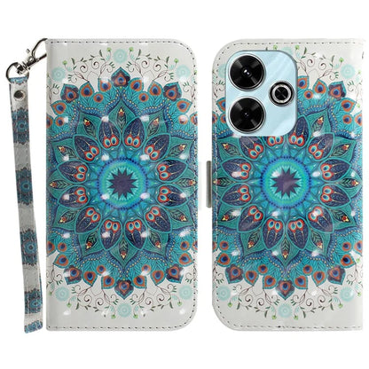 For Xiaomi Redmi 13 5G / 13 4G / Poco M6 4G Case Stylish Pattern Leather Wallet Stand Phone Cover