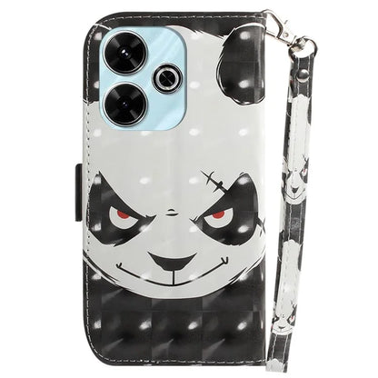 For Xiaomi Redmi 13 5G / 13 4G / Poco M6 4G Case Stylish Pattern Leather Wallet Stand Phone Cover