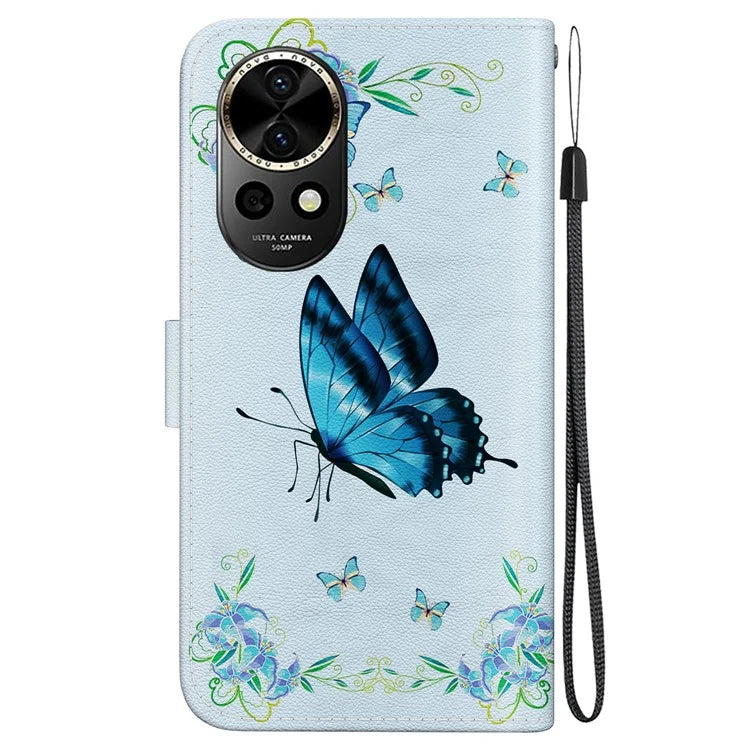 For Huawei nova 12 5G Case Pattern Print PU Leather Wallet Phone Cover