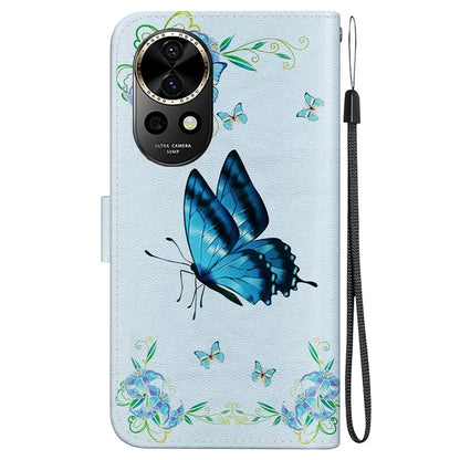 For Huawei nova 12 5G Case Pattern Print PU Leather Wallet Phone Cover