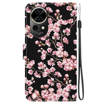 For Huawei nova 12 5G Case Pattern Print PU Leather Wallet Phone Cover