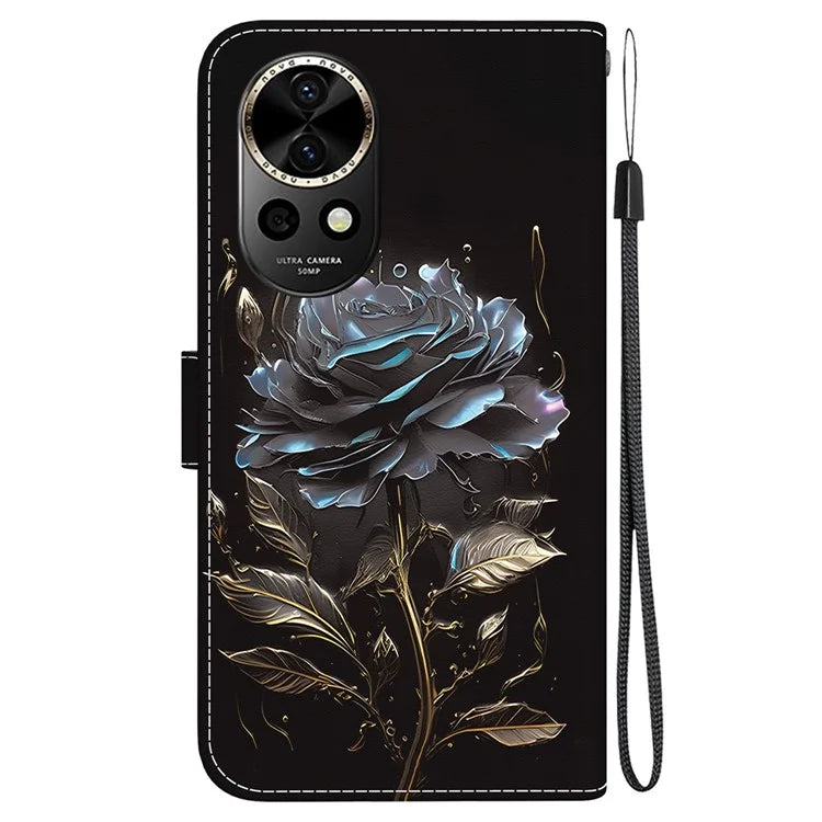 For Huawei nova 12 5G Case Pattern Print PU Leather Wallet Phone Cover