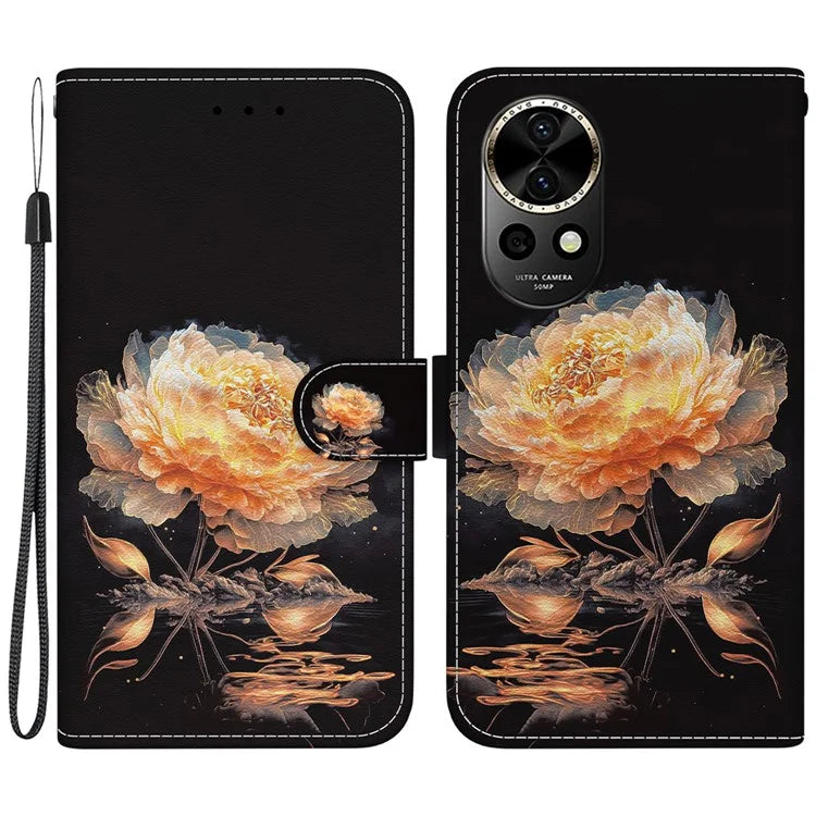 For Huawei nova 12 5G Case Pattern Print PU Leather Wallet Phone Cover