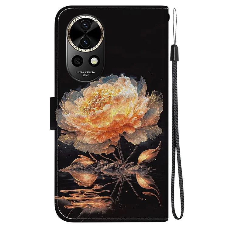 For Huawei nova 12 5G Case Pattern Print PU Leather Wallet Phone Cover