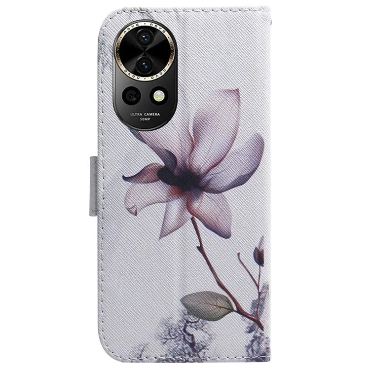 For Huawei nova 12 5G Leather Case Pattern Print Wallet Phone Cover