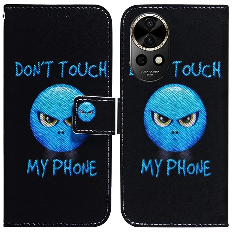 For Huawei nova 12 5G Leather Case Pattern Print Wallet Phone Cover
