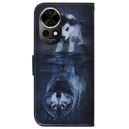 For Huawei nova 12 5G Leather Case Pattern Print Wallet Phone Cover
