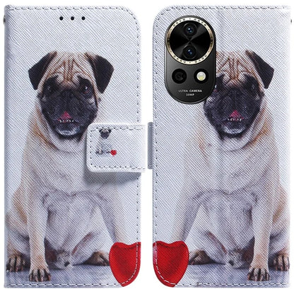 For Huawei nova 12 5G Leather Case Pattern Print Wallet Phone Cover