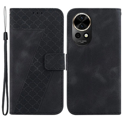 For Huawei nova 12 5G Wallet Case 7-Shaped Pattern Leather Phone Cover