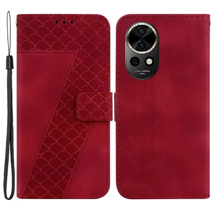 For Huawei nova 12 5G Wallet Case 7-Shaped Pattern Leather Phone Cover