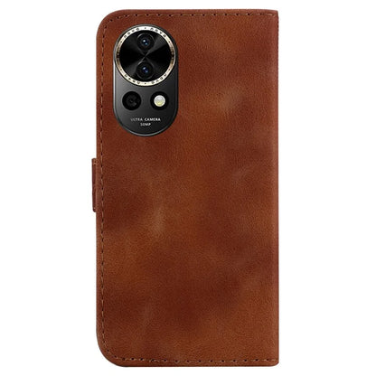 For Huawei nova 12 5G Wallet Case 7-Shaped Pattern Leather Phone Cover