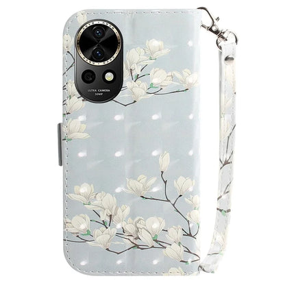 For Huawei nova 12 5G Wallet Case 3D Pattern Print Leather Phone Cover