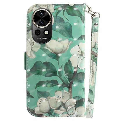 For Huawei nova 12 5G Wallet Case 3D Pattern Print Leather Phone Cover