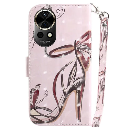For Huawei nova 12 5G Wallet Case 3D Pattern Print Leather Phone Cover