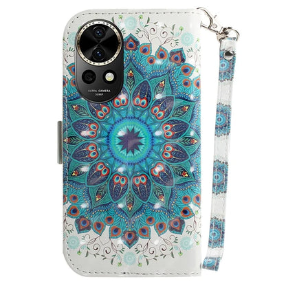 For Huawei nova 12 5G Wallet Case 3D Pattern Print Leather Phone Cover