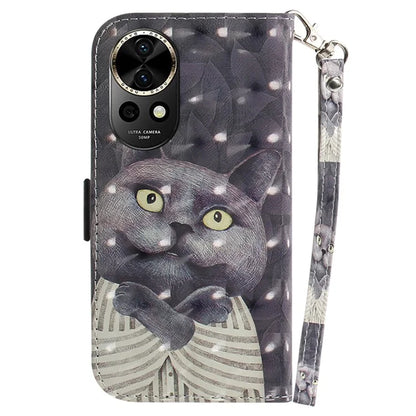 For Huawei nova 12 5G Wallet Case 3D Pattern Print Leather Phone Cover