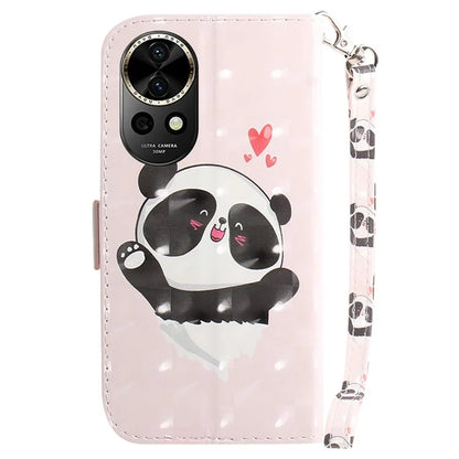 For Huawei nova 12 5G Wallet Case 3D Pattern Print Leather Phone Cover