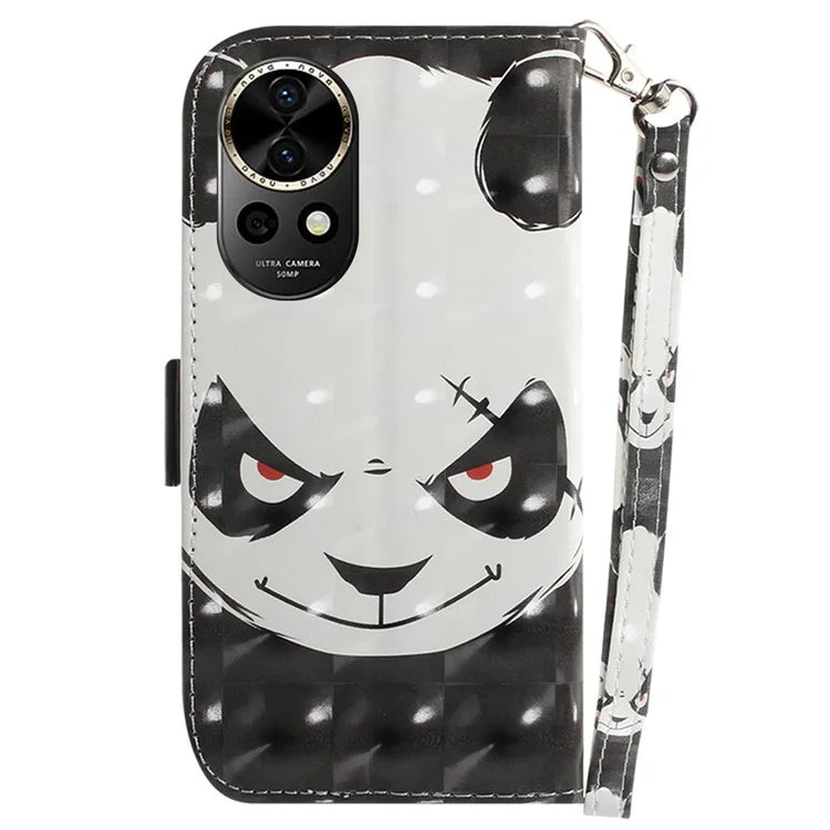 For Huawei nova 12 5G Wallet Case 3D Pattern Print Leather Phone Cover