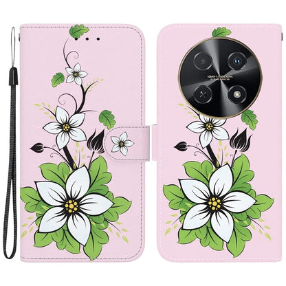 For Huawei nova 12i 4G Wallet Case Pattern Print PU Leather Phone Cover