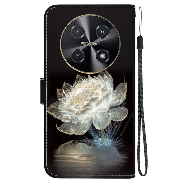 For Huawei nova 12i 4G Wallet Case Pattern Print PU Leather Phone Cover