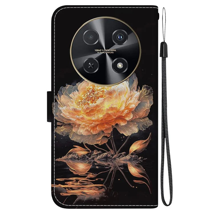 For Huawei nova 12i 4G Wallet Case Pattern Print PU Leather Phone Cover