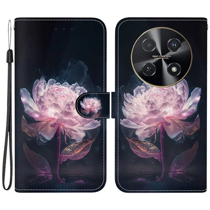 For Huawei nova 12i 4G Wallet Case Pattern Print PU Leather Phone Cover